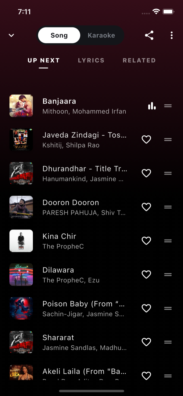 Soul app – Library